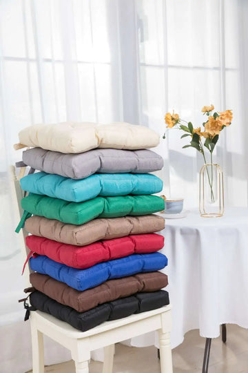 Chair Seat Cushions | 38CM X 38CM | 9 Colors