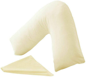 Easy Care Poly Cotton V Shaped Pillowcase
