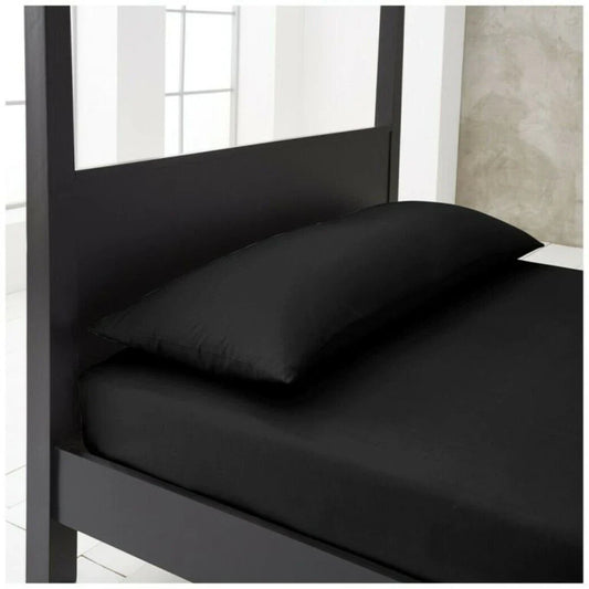 bolster pillow case black