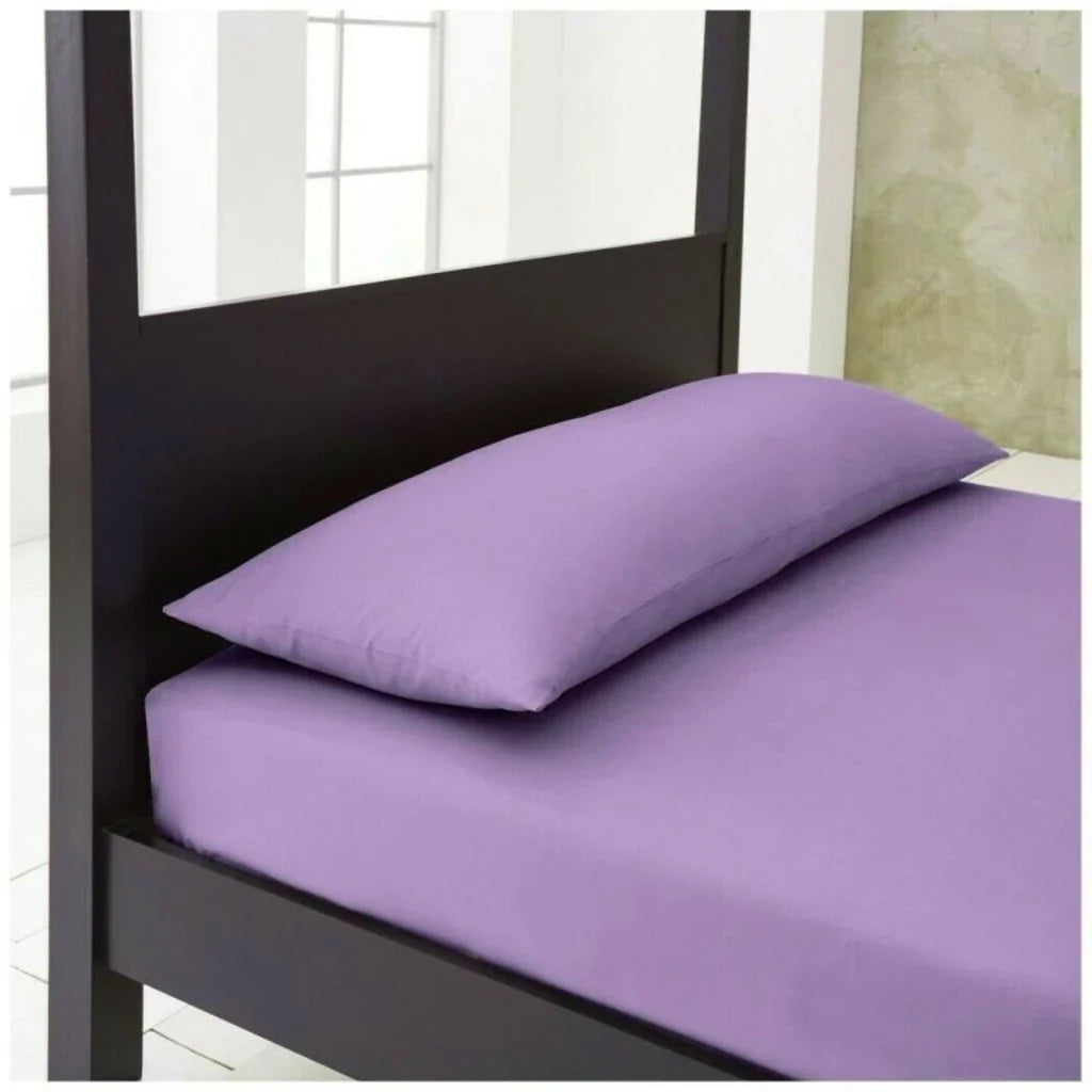 bolster pillow case lilac