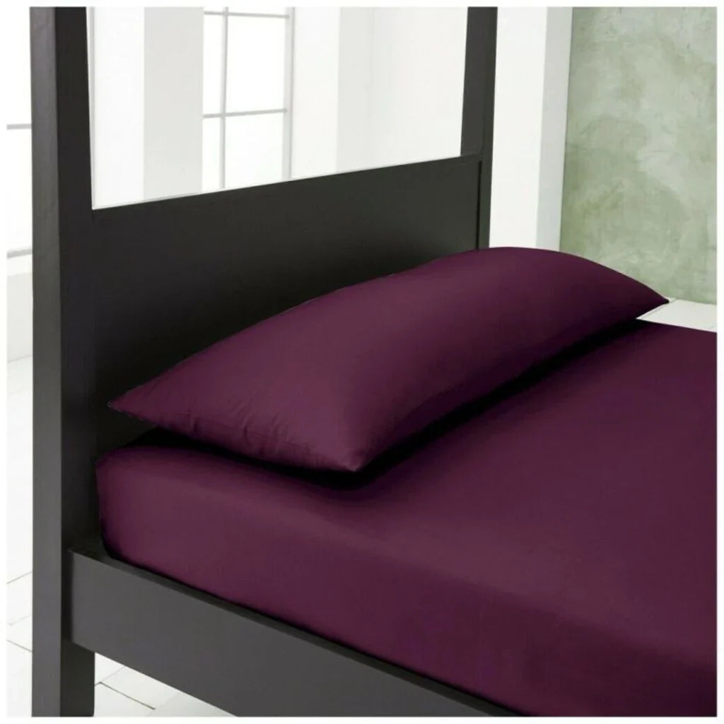 bolster pillow case purple