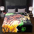 Animal printed throw Eagle