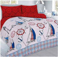 jack ptinted duvet set red