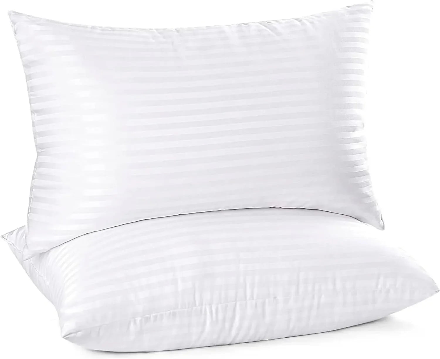Satin Stripe Bounce Back Pillows | Pack of 2