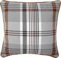 mink tartan check cushion cover