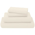 poly cotton sheets set  cream