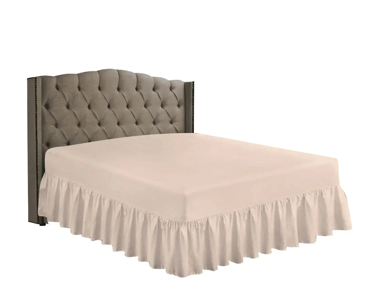 easy iron pc valance sheets latte