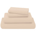 poly cotton sheets set latte