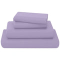 poly cotton sheets set lilac