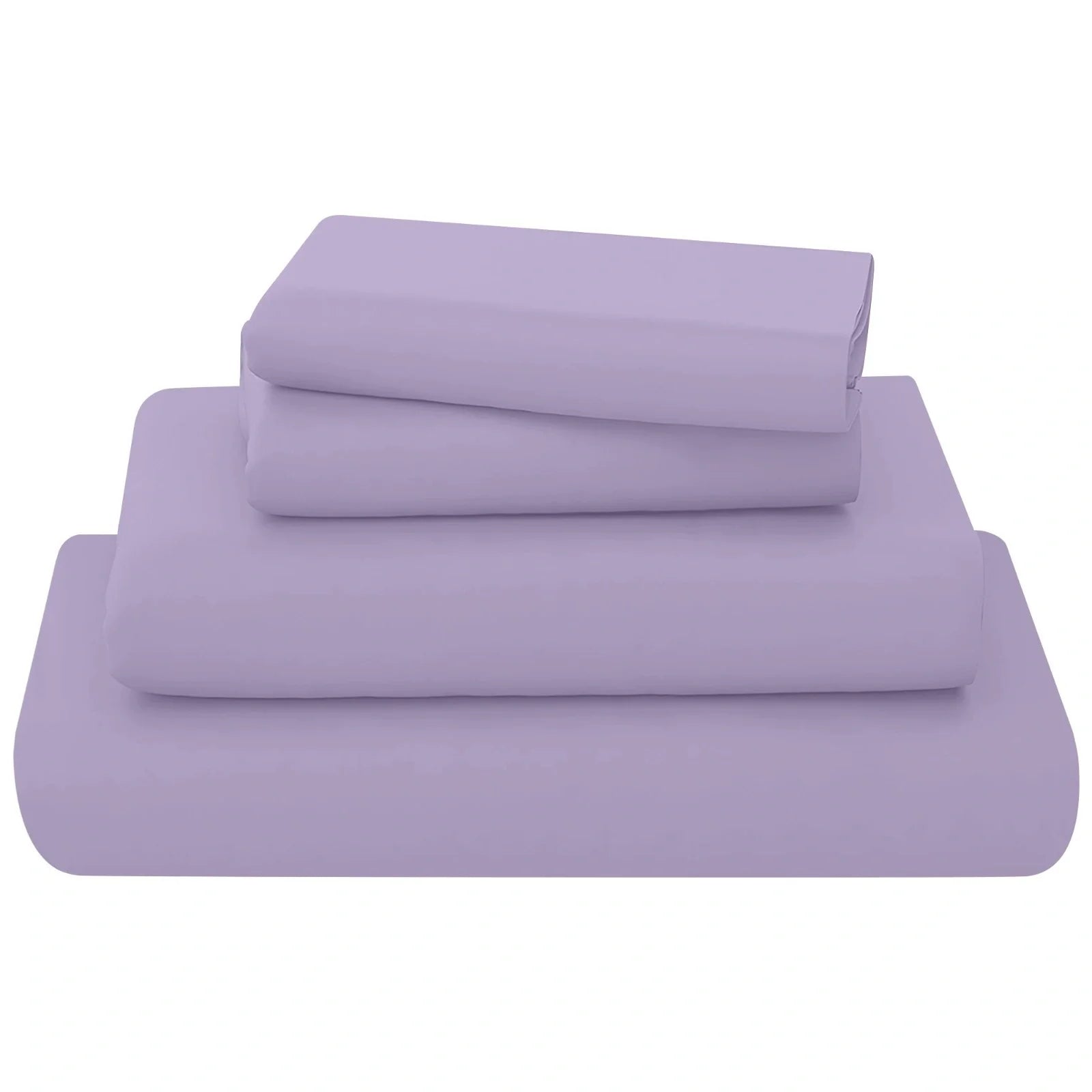 poly cotton sheets set lilac