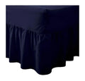 easy care valance sheets navy