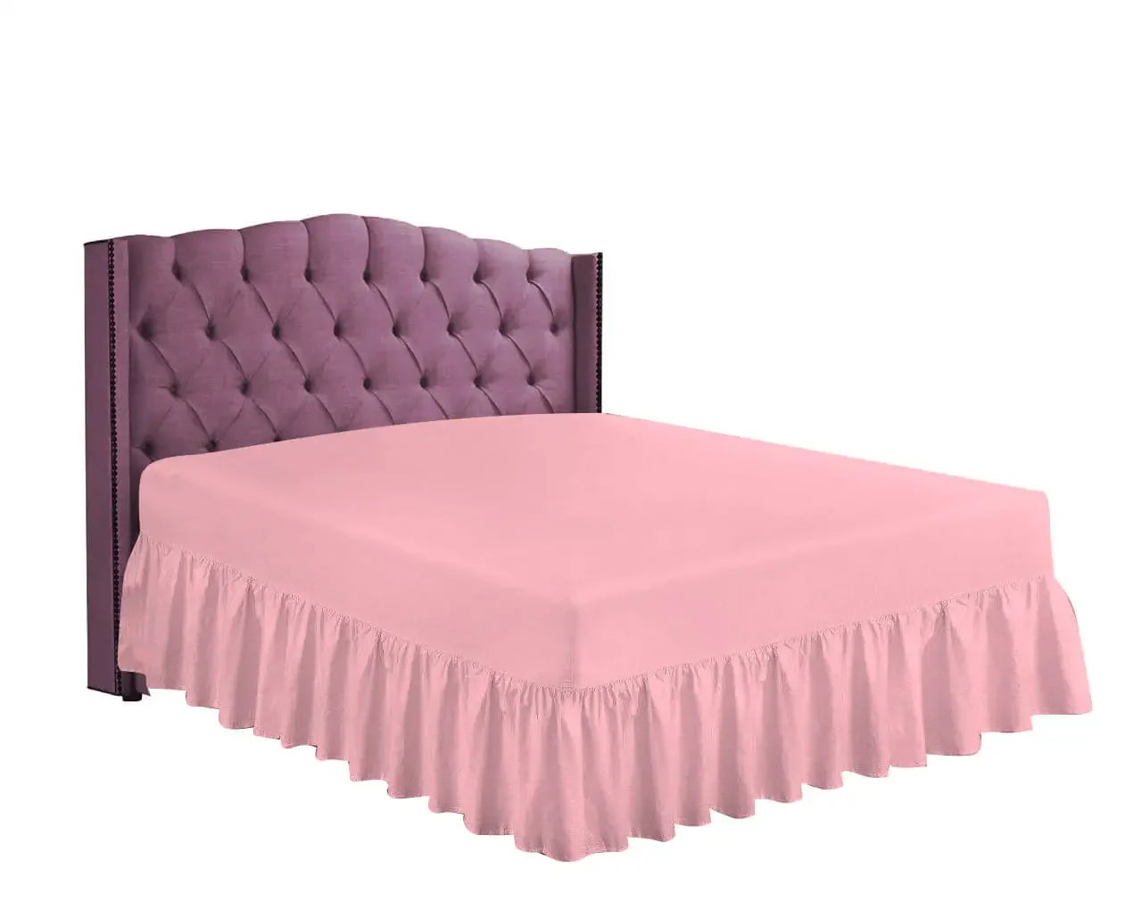 easy iron pc valance sheets pink