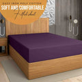 easy iron PC extra deep fitted sheet plum