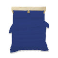 duvet cover set polycotton royalblue