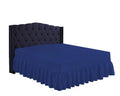 easy iron pc valance sheets royal blue