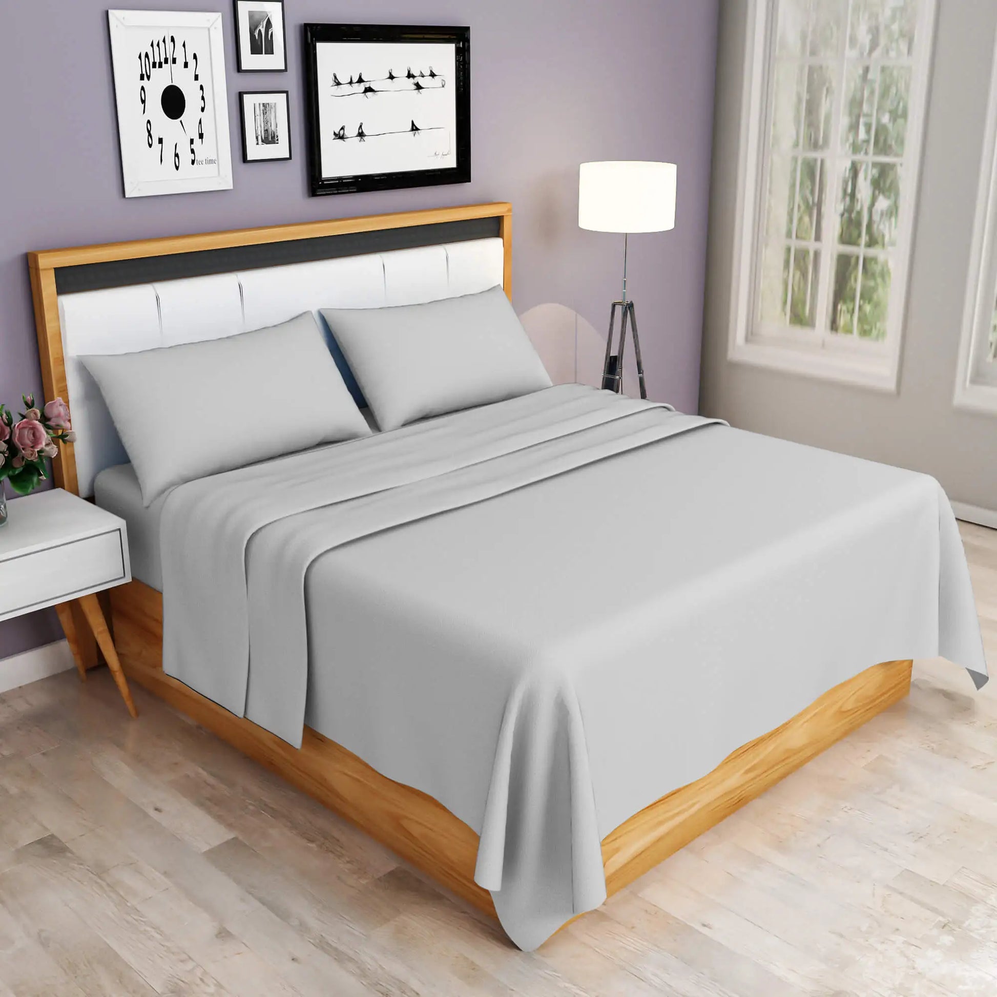 easy iron PC sheets set silver