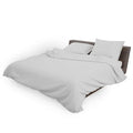 Easy Iron PC duvet cover silver