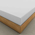 easy iron PC fitted sheet silver