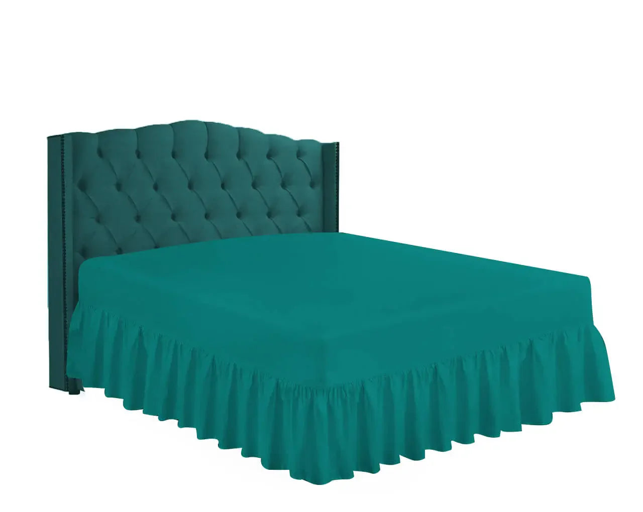 easy iron pc valance sheets teal