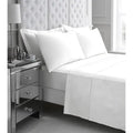 200tc egyptian cotton fitted sheet white